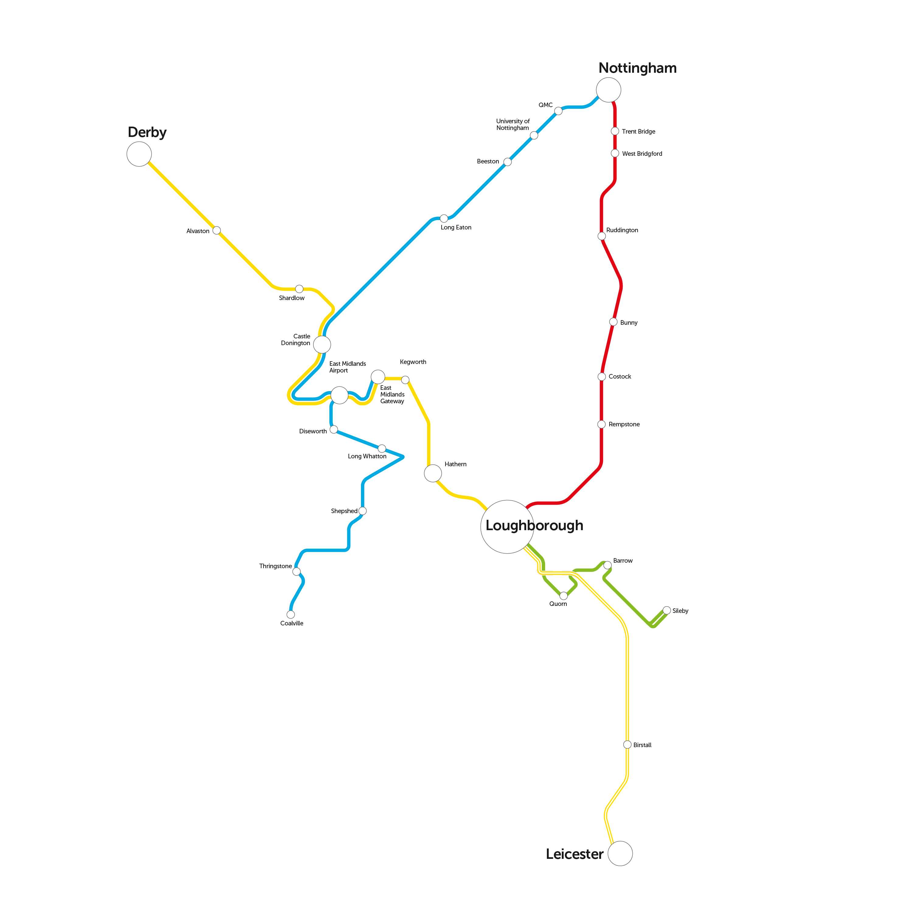 Network Map - Kinchbus