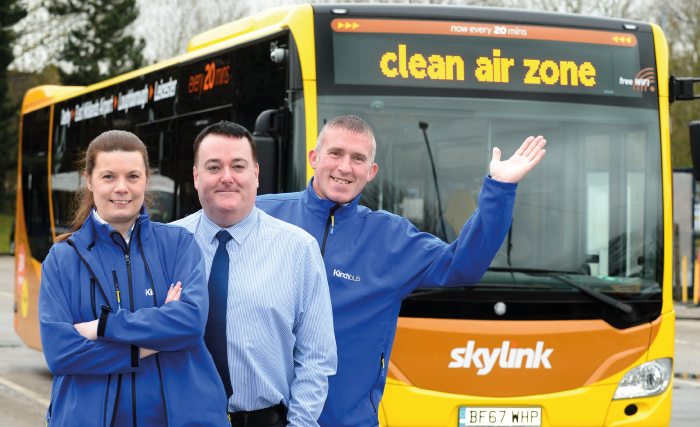 Three new buses will make our skylink fleet the cleanest it has ever been.